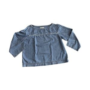 EUC Madewell denim top large